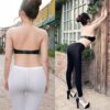 Women's See-through Transparent Tights Nightclub Leggings Elastic Pants - 图片 4