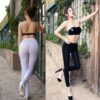 Women's See-through Transparent Tights Nightclub Leggings Elastic Pants - 图片 9