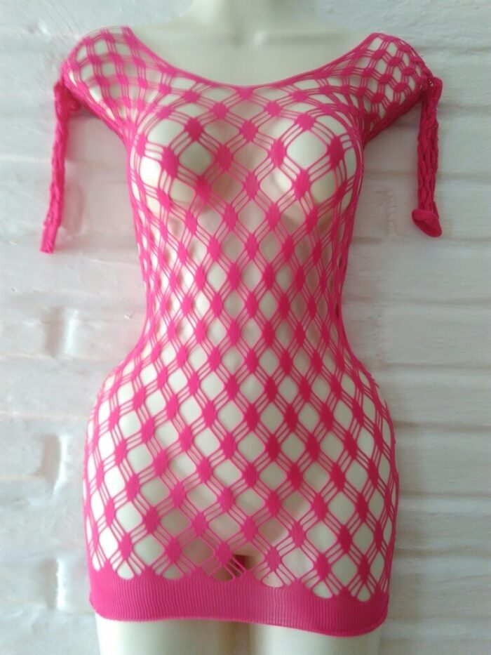 Women's  Sexy Fishnet Babydoll Lingerie Mini Dress Underwear Intimate Nightwear - 图片 8