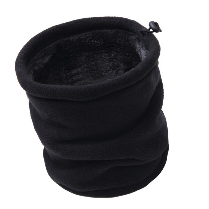 3 in 1 Outdoor Multifunctional Scarf Unisex Men Women Thermal Warm Fleece Snood Scarf Neck Warmer Beanie Ski Balaclava Hat - 图片 7