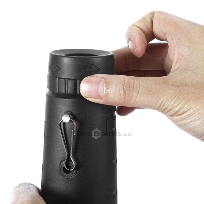 40X60 HD  Monocular Telescope with Compass, BAK4 Prisms and Fully Multi-Coated FMC Mini HD Monocular Scope with Tripod/Phone Clip/Strap/Clean Cloth for Stargazing, Bird Watching, Hiking and Sports - 图片 2
