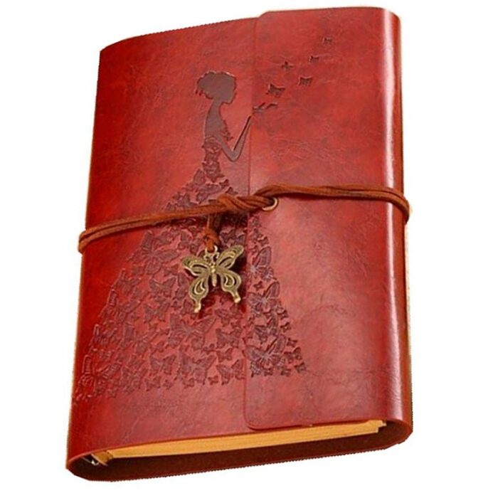 Fashion Personality Retro Notebook Journal Notebook  Butterfly Binder Diary Retro Book Diarybook(4 Colors) - 图片 15