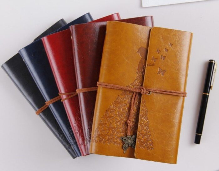 Fashion Personality Retro Notebook Journal Notebook  Butterfly Binder Diary Retro Book Diarybook(4 Colors) - 图片 16