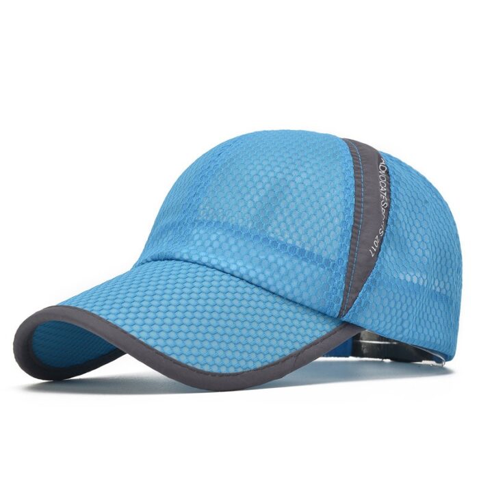Unisex Breathable Quick Dry Mesh Baseball Cap Sun Hat - 图片 2