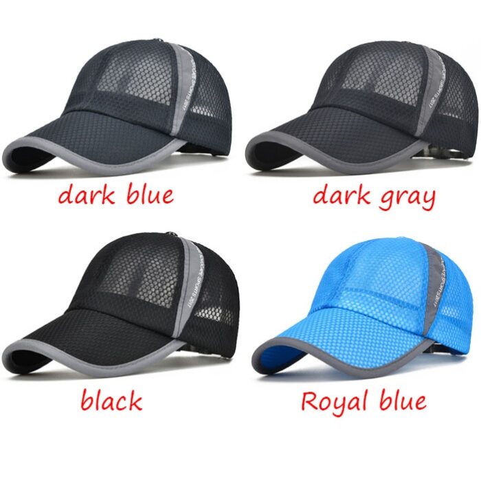 Unisex Breathable Quick Dry Mesh Baseball Cap Sun Hat - 图片 17