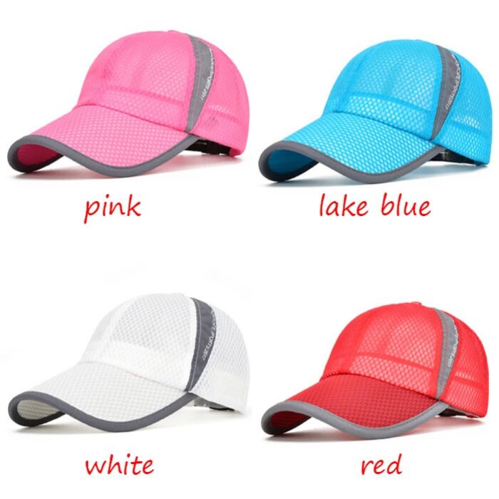 Unisex Breathable Quick Dry Mesh Baseball Cap Sun Hat - 图片 18