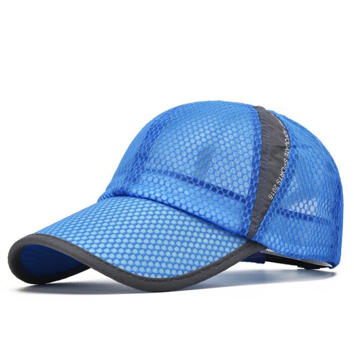 Unisex Breathable Quick Dry Mesh Baseball Cap Sun Hat - 图片 3
