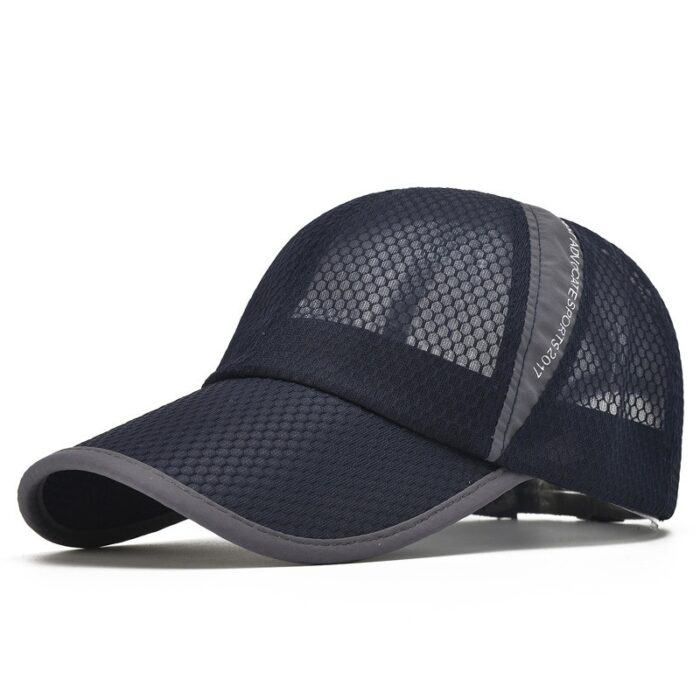 Unisex Breathable Quick Dry Mesh Baseball Cap Sun Hat - 图片 4