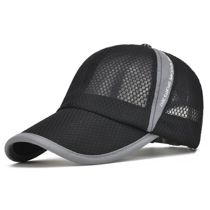 Unisex Breathable Quick Dry Mesh Baseball Cap Sun Hat - 图片 6