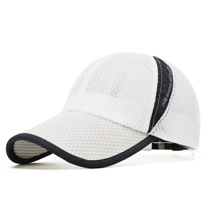 Unisex Breathable Quick Dry Mesh Baseball Cap Sun Hat - 图片 7