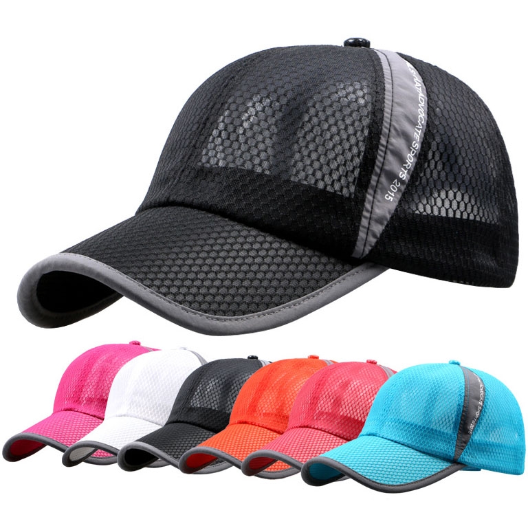 Unisex Breathable Quick Dry Mesh Baseball Cap Sun Hat