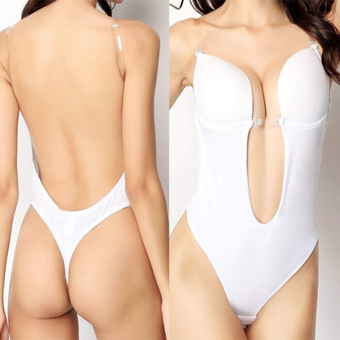Deep V Underwear Backless Bra  U-shaped Wedding Party Backless Dress Underwear - 图片 3