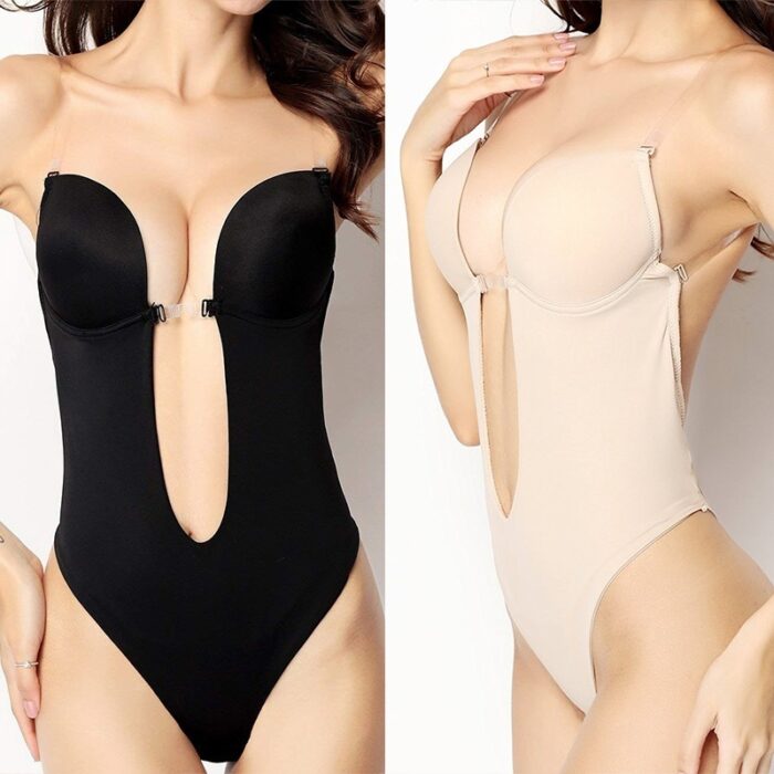 Deep V Underwear Backless Bra  U-shaped Wedding Party Backless Dress Underwear - 图片 5