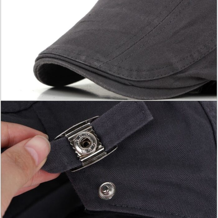 Men's Cotton Flat Cap Ivy Gatsby Newsboy Hunting Hat - 图片 12