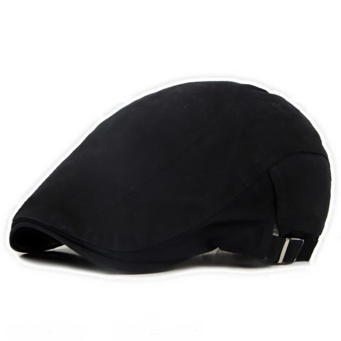 Men's Cotton Flat Cap Ivy Gatsby Newsboy Hunting Hat - 图片 4
