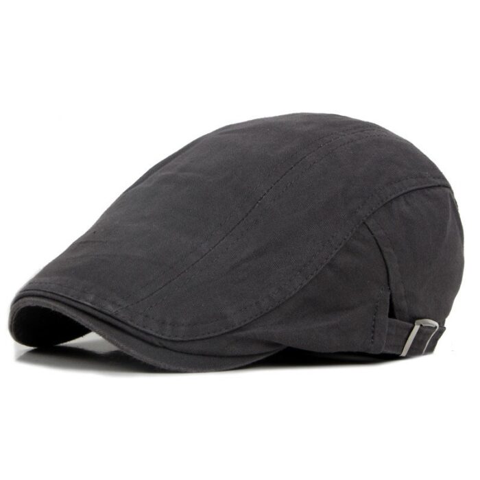Men's Cotton Flat Cap Ivy Gatsby Newsboy Hunting Hat - 图片 7
