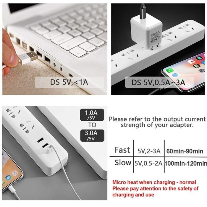 LED Magnetic Charger Cable Mobile Phone  Cable  Smart Fast Charging USB Cord Cable for Type-C/Micro/Lightning - 图片 12