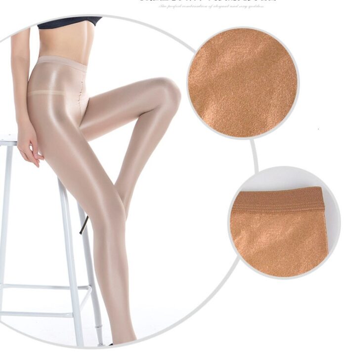 Sexy Glitter Shimmer Pantyhose Shiny Sheer Glossy Stockings - 图片 15