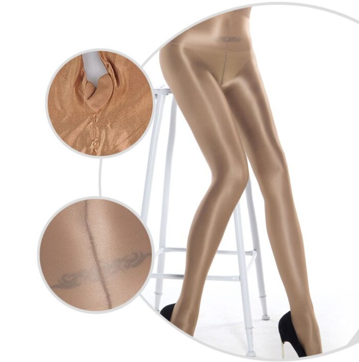 Sexy Glitter Shimmer Pantyhose Shiny Sheer Glossy Stockings - 图片 16