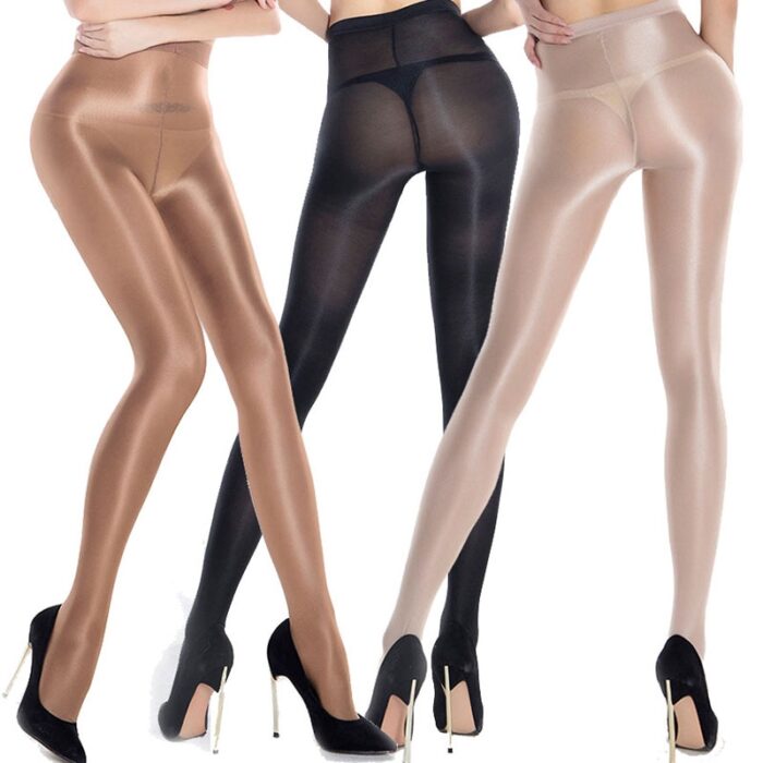 Sexy Glitter Shimmer Pantyhose Shiny Sheer Glossy Stockings