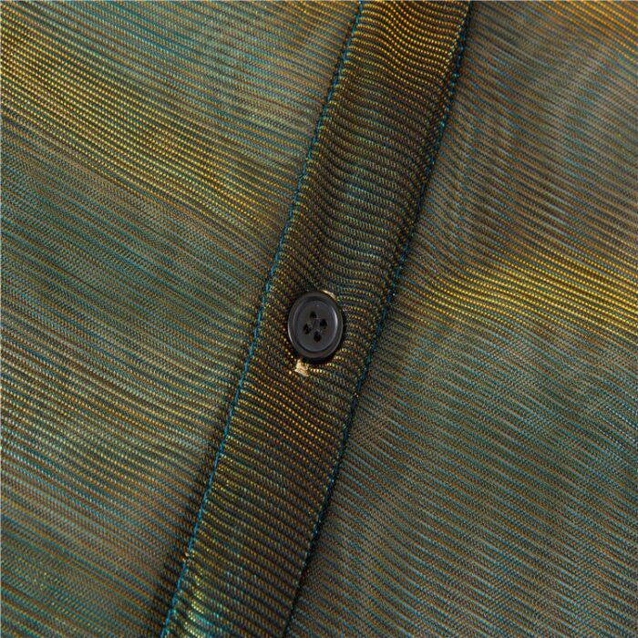 Streetwear Mesh Gradient Laser Women Sunproof  Shawl Summer Oversize Sun Protection See Through Blouse - 图片 12