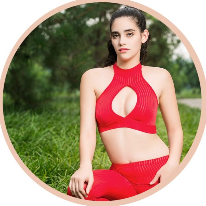 Women's Transparent Vertical Stripe Thin Tight Elastic Leggings Tights Hot Spodnie Two Picese Suit - 图片 8