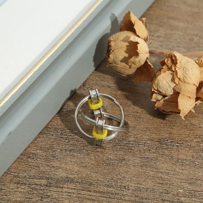 Bike Chain Fidget Toy Flippy Chain Stress Reducer Key Chain Fidget Toy for Autism ADD ADHD Sensory Kids - 图片 11