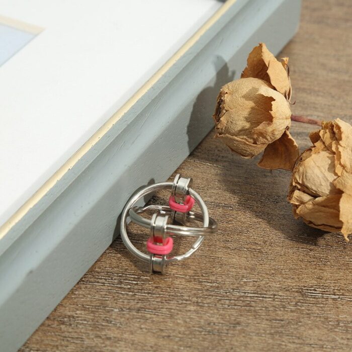 Bike Chain Fidget Toy Flippy Chain Stress Reducer Key Chain Fidget Toy for Autism ADD ADHD Sensory Kids - 图片 9