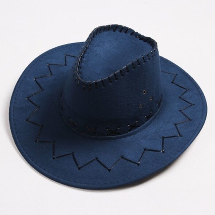 Sombrero de moda Cowboy del Oeste, sombrero de ala grande para hombres o mujeres, sombrero occidental, gorra vaquera - 图片 12