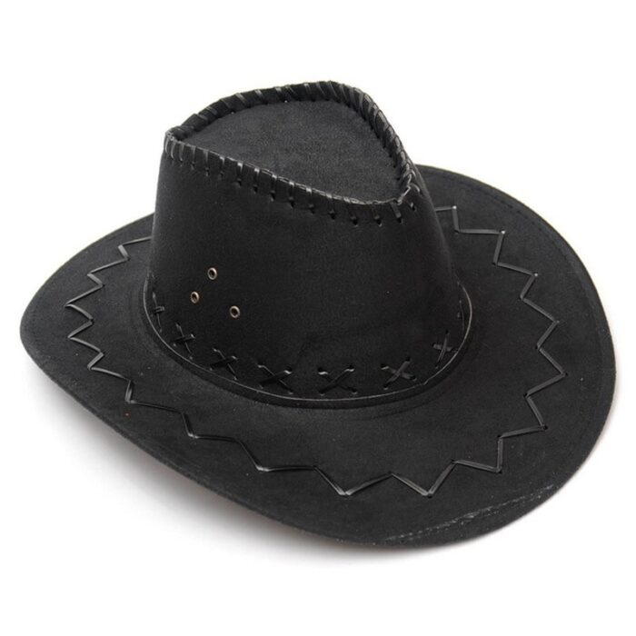 Sombrero de moda Cowboy del Oeste, sombrero de ala grande para hombres o mujeres, sombrero occidental, gorra vaquera - 图片 3