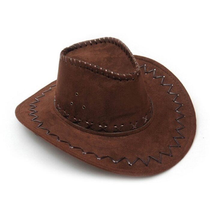 Sombrero de moda Cowboy del Oeste, sombrero de ala grande para hombres o mujeres, sombrero occidental, gorra vaquera - 图片 4