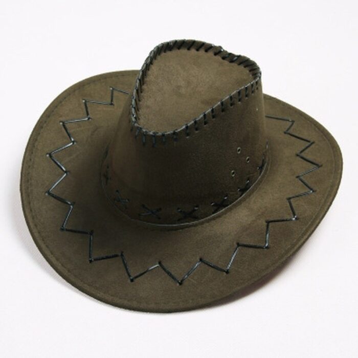 Sombrero de moda Cowboy del Oeste, sombrero de ala grande para hombres o mujeres, sombrero occidental, gorra vaquera - 图片 6