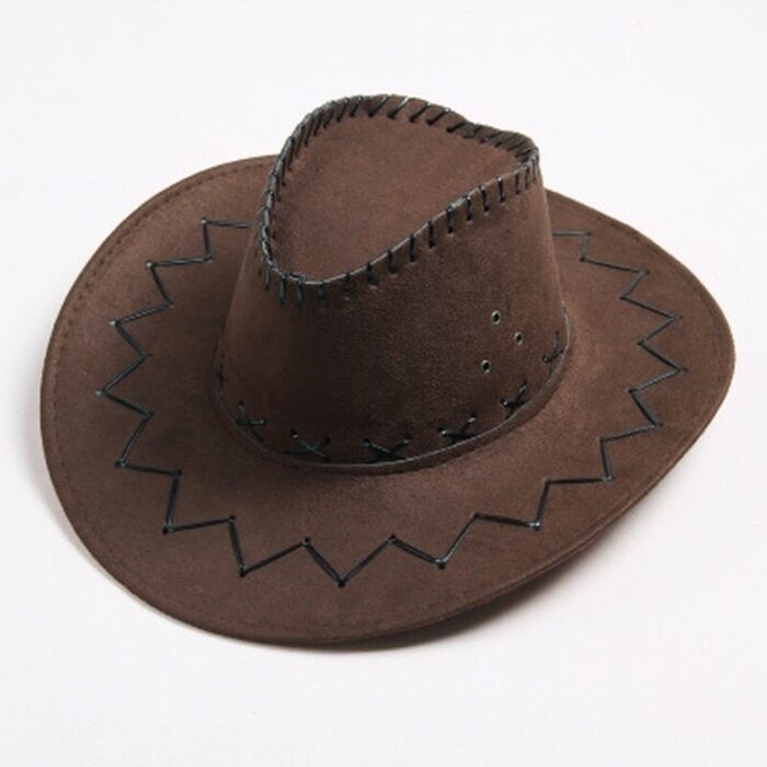 Sombrero de moda Cowboy del Oeste, sombrero de ala grande para hombres o mujeres, sombrero occidental, gorra vaquera - 图片 8