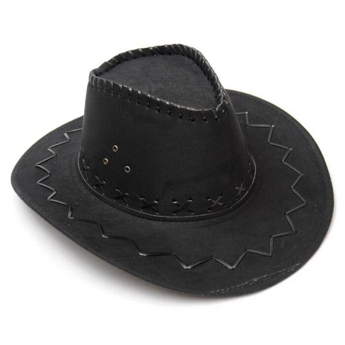 Sombrero de moda Cowboy del Oeste, sombrero de ala grande para hombres o mujeres, sombrero occidental, gorra vaquera - 图片 10