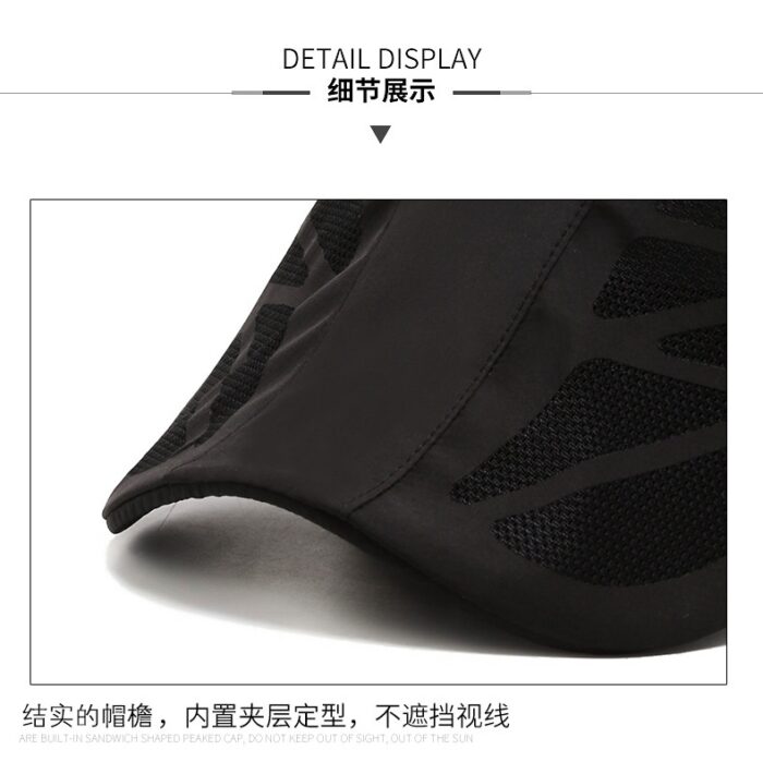 Breathable Summer Flat Cap  Mesh Hat Adjustable Newsboy Beret Ivy Cap Unisex Cabbie Cap - 图片 11