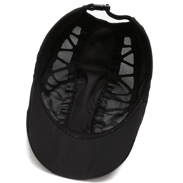 Breathable Summer Flat Cap  Mesh Hat Adjustable Newsboy Beret Ivy Cap Unisex Cabbie Cap - 图片 5
