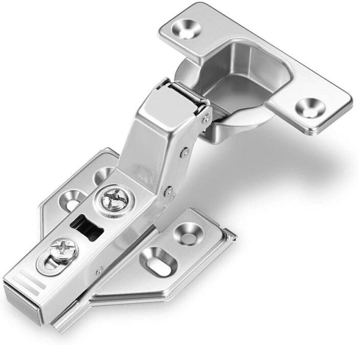 Frameless Cabinet Door Concealed Hinges Soft-Close European Inset Stainless
