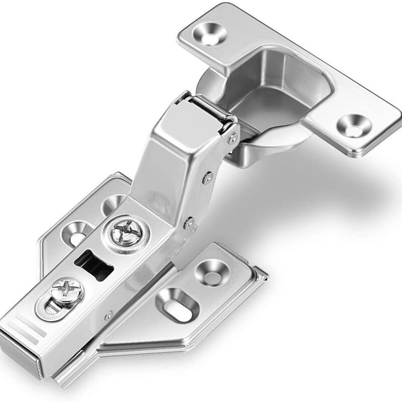 Frameless Cabinet Door Concealed Hinges Soft-Close European Inset Stainless