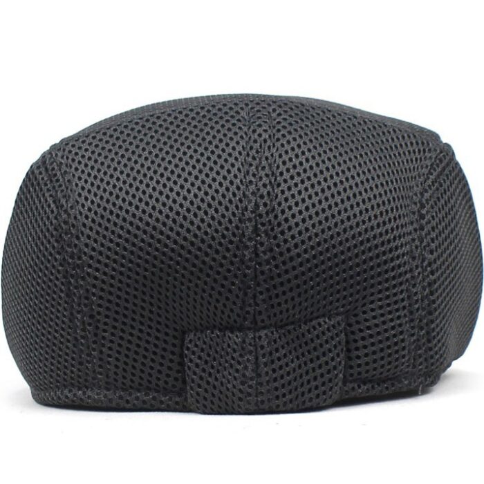Men Mesh Flat Cap Breathable Summer Newsboy Hat Beret Cabbie Ivy Hat Gatsby Newsboy Hat for Driving Hunting Cap - 图片 13