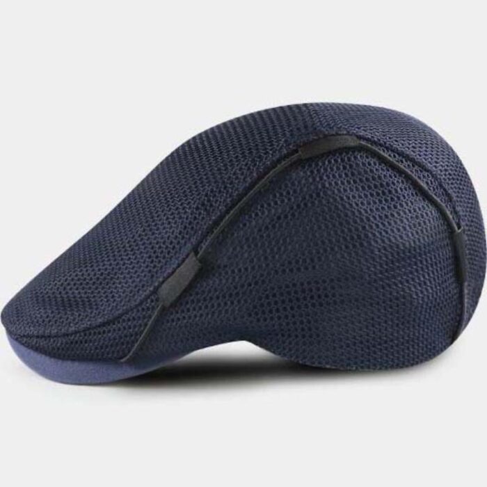 Mesh Cap Breathable Hat Men's Peaked Cap Sun Protection Sun Visor Wearing Rope Peaked Cap - 图片 8