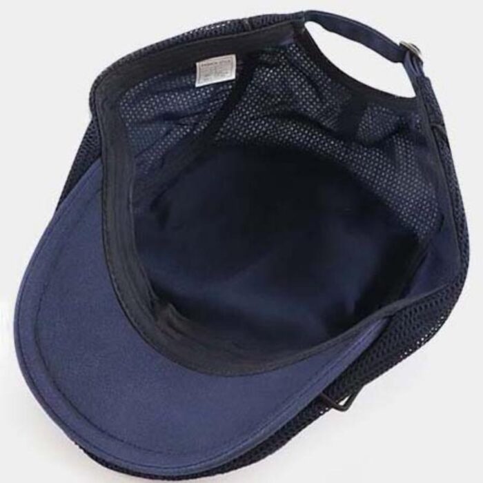 Mesh Cap Breathable Hat Men's Peaked Cap Sun Protection Sun Visor Wearing Rope Peaked Cap - 图片 9