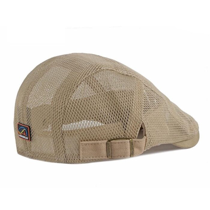 Children's Hat Breathable Mesh Summer Hat Adjustable Newsboy Beret Ivy Cap Cabbie Flat Cap - 图片 8